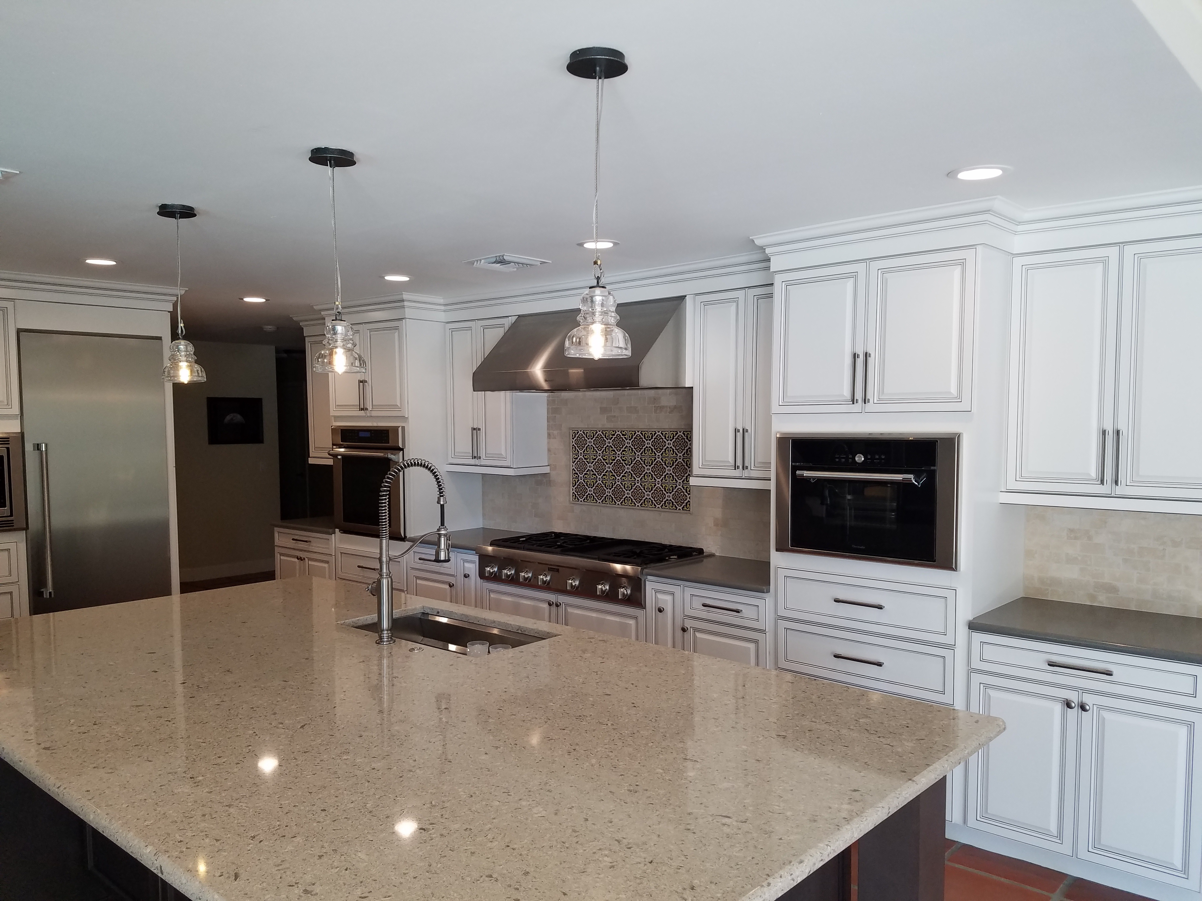 Kitchen after remodeling work.